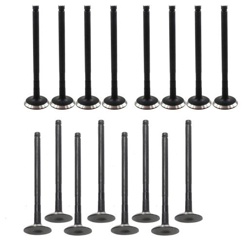 Exhaust and Intake Valve Kit - 1985 Toyota Corolla 1.6L Engine Parts # VK16925ZE7