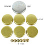 Brass Freeze Plug Set - 2001 Ford Expedition 5.4L Engine Parts # FPS4160ZE104