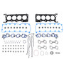 Head Gasket Set with Head Bolt Kit - 2006 Ford E-250 5.4L Engine Parts # HGB4172ZE10