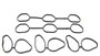 Intake Manifold Gasket Set - 2000 Saturn LW2 3.0L Engine Parts # IG315ZE7