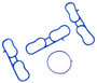 Intake Manifold Gasket Set - 2003 Chevrolet Trailblazer 4.2L Engine Parts # IG3190ZE6