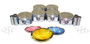 Piston Set with Rings - 2005 Jeep Grand Cherokee 3.7L Engine Parts # PRK1105ZE65