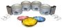 Piston Set with Rings - 1991 Chrysler Daytona 2.5L Engine Parts # PRK147ZE5
