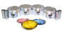 Piston Set with Rings - 1996 Acura Integra 1.8L Engine Parts # PRK212ZE13
