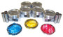 Piston Set with Rings - 1991 Ford E-250 Econoline Club Wagon 4.9L Engine Parts # PRK4105ZE69