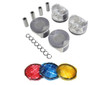 Piston Set with Rings - 2014 Nissan Rogue 2.5L Engine Parts # PRK4242ZE11