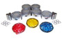 Piston Set with Rings - 2009 Toyota Venza 3.5L Engine Parts # PRK968ZE63