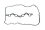 Valve Cover Gasket with Grommets - 2014 Hyundai Genesis Coupe 2.0L Engine Parts # VC191GZE2