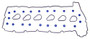 Valve Cover Gasket with Grommets - 2002 Chevrolet Trailblazer EXT 4.2L Engine Parts # VC3190GZE3