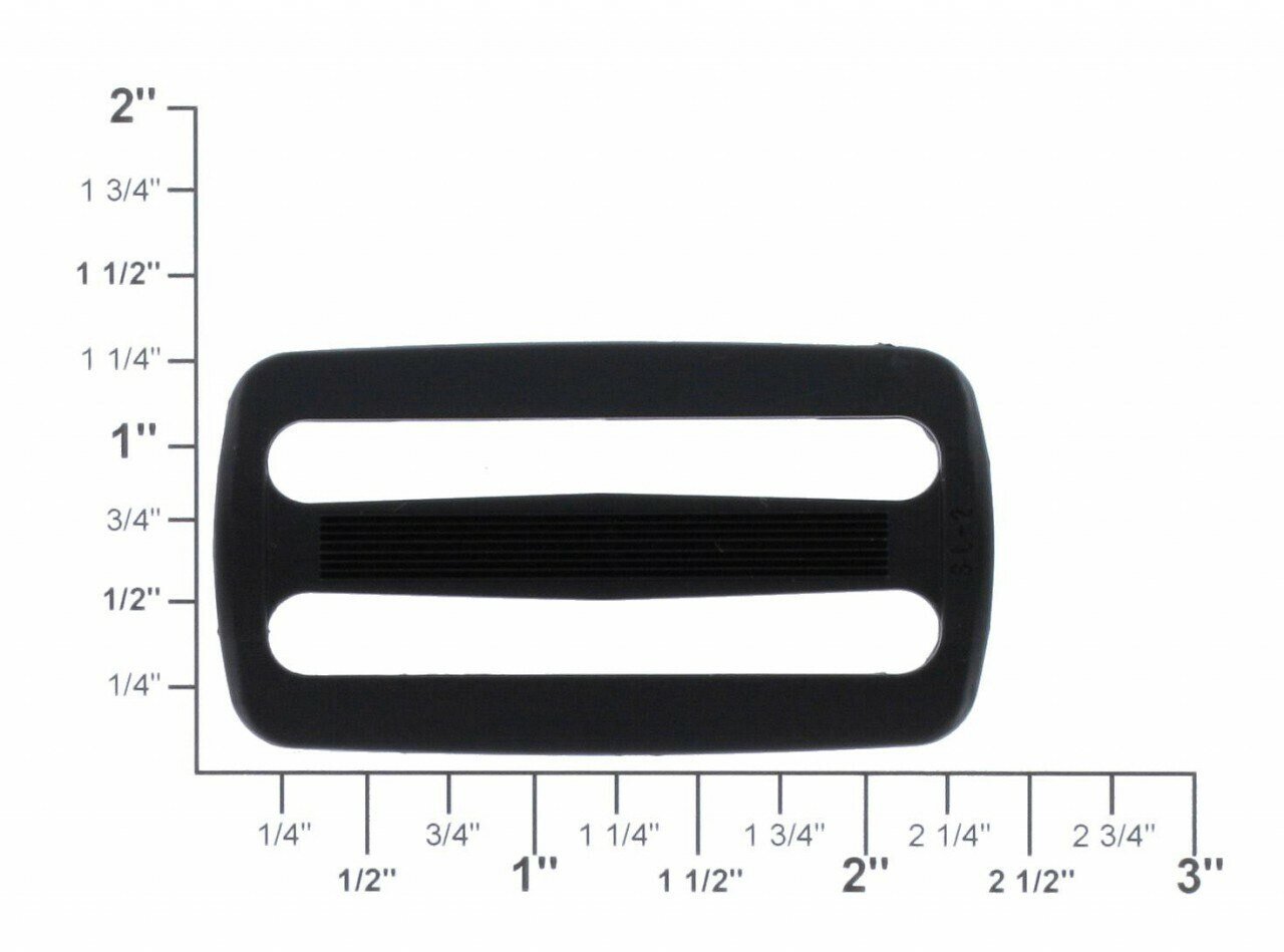 2" Plastic Tri-Glide Slider Buckle
