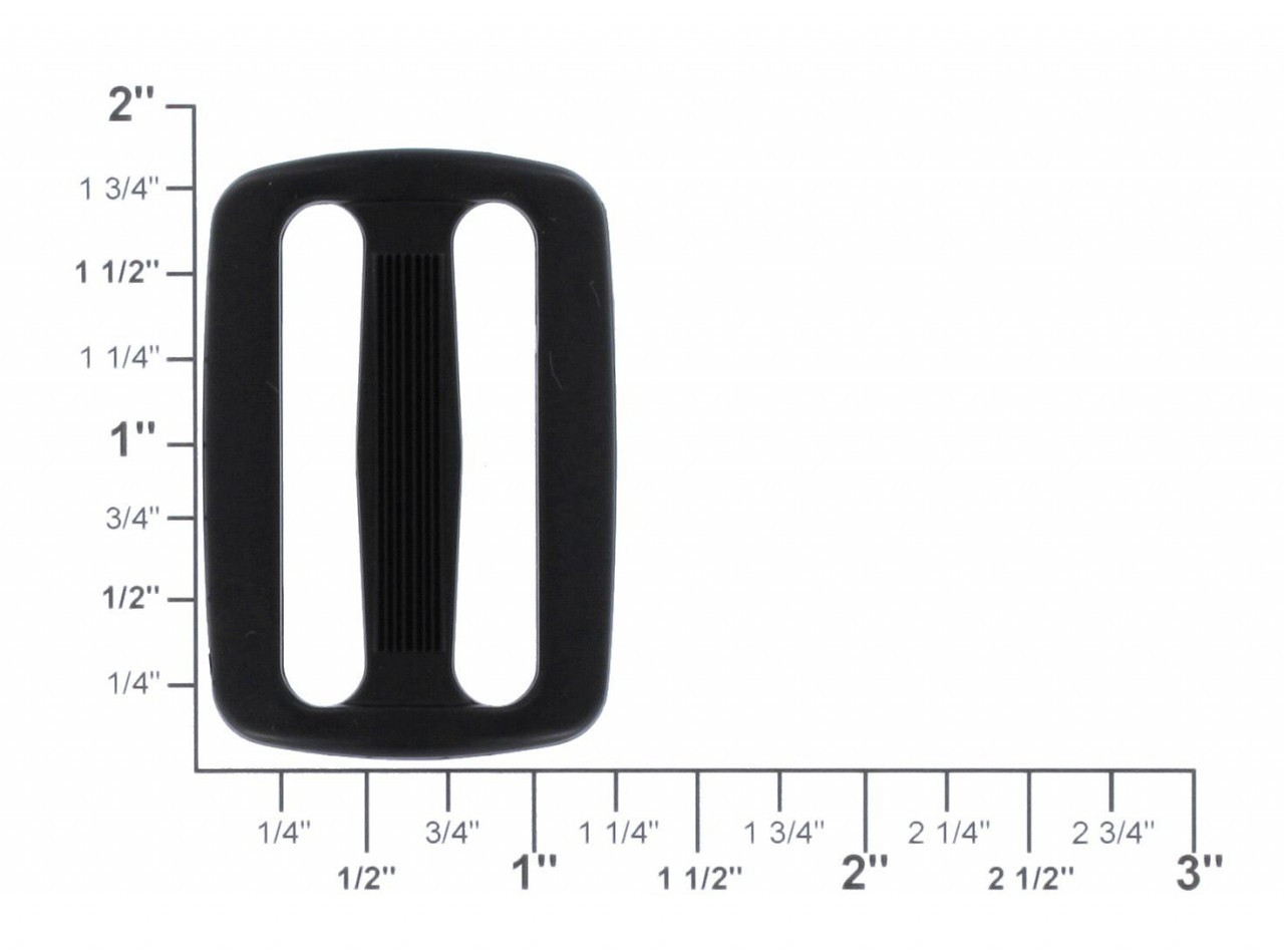 1 1/2" Plastic Tri-Glide Slider Buckle