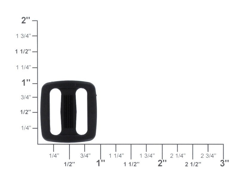 3/4" Plastic Tri-Glide Slider Buckle