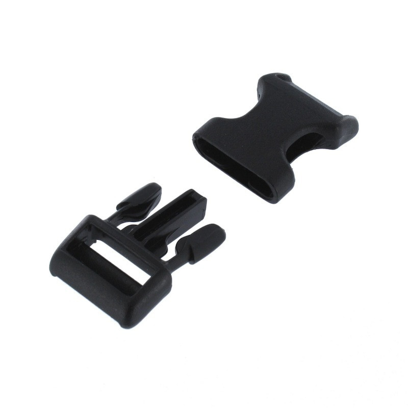 3/4" Contoured Plastic Side Release Buckle