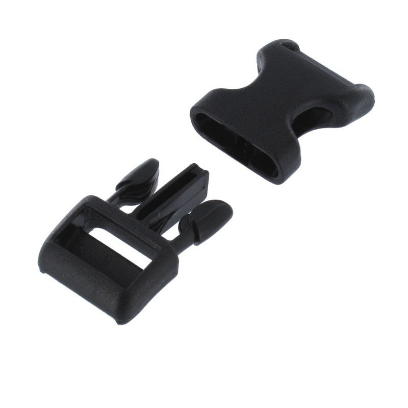 5/8" Contoured Plastic Side Release Buckle