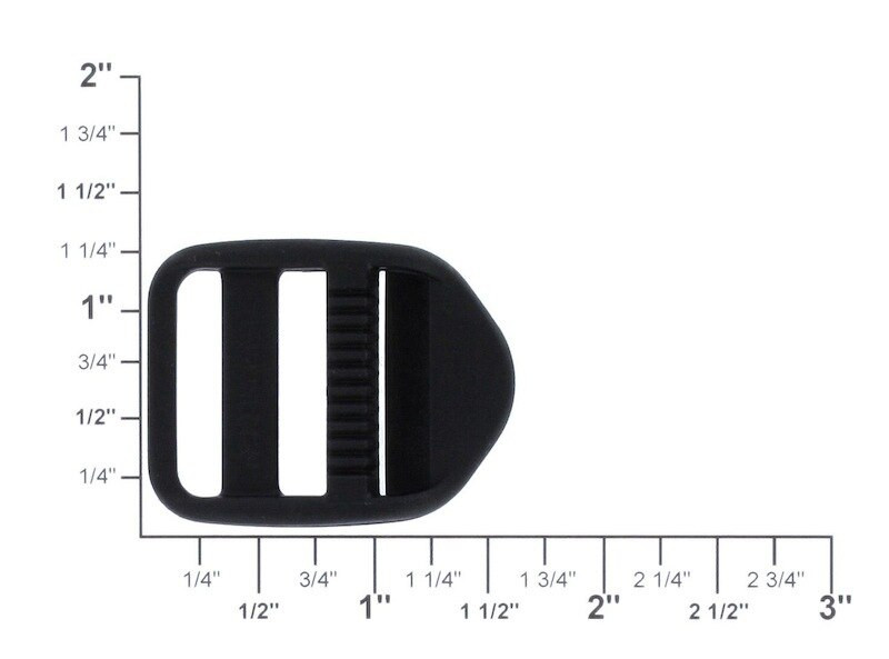 1" Plastic Webbing Strap Adjuster