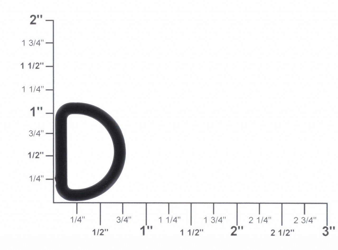 3/4" Duraflex plastic d ring