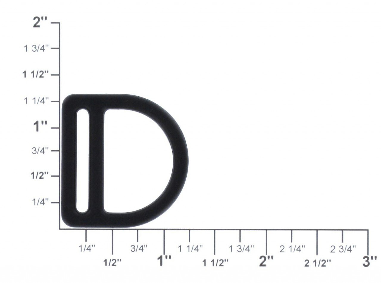 1" Double D Ring