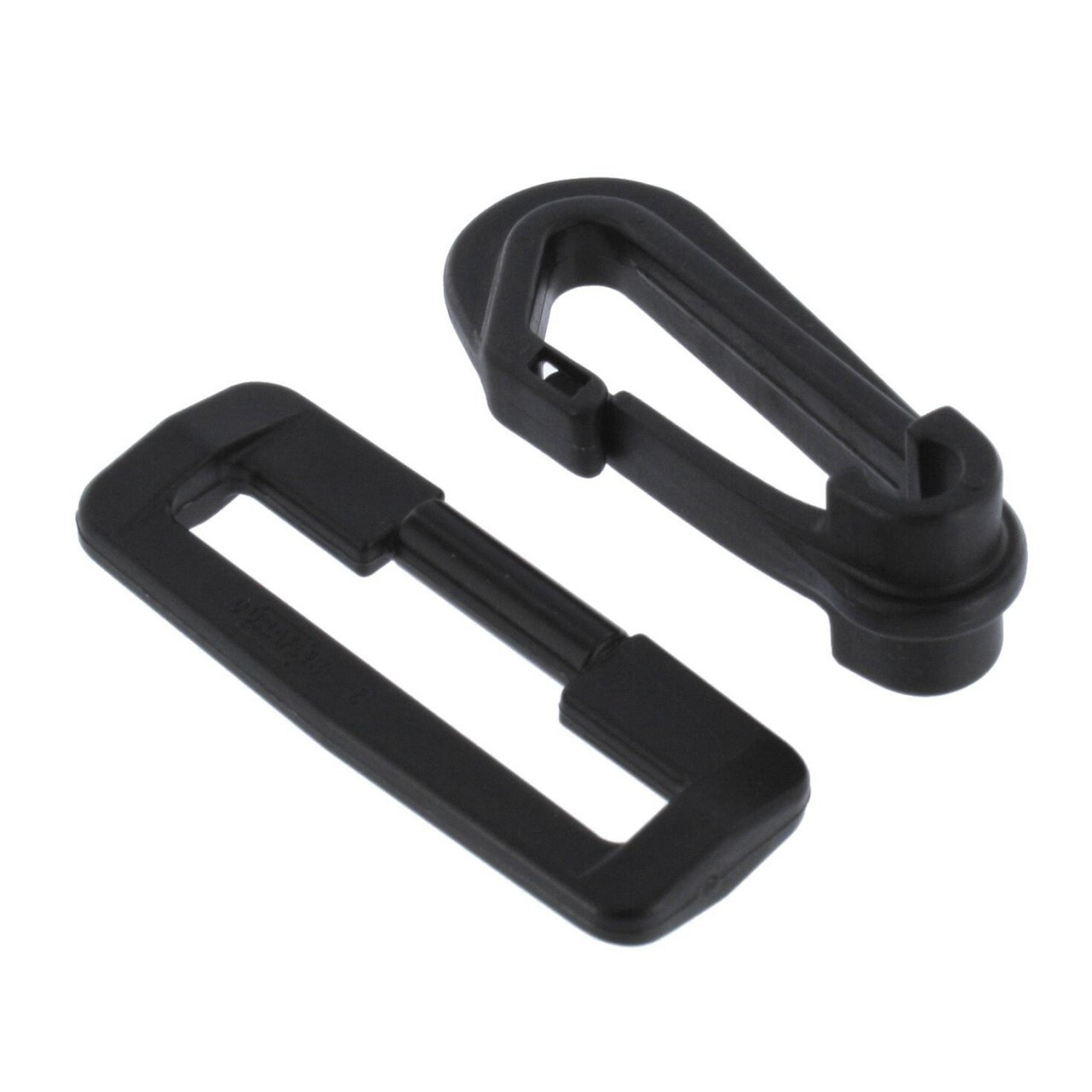 1 1/2 Inch Plastic Snap Hook with Retainer