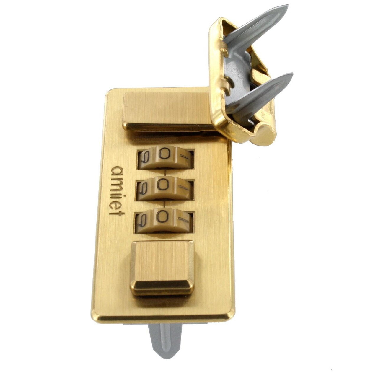 Z6612-10R/Z6612-1/MGS Brushed Brass Combination Lock - Buckleguy.com
