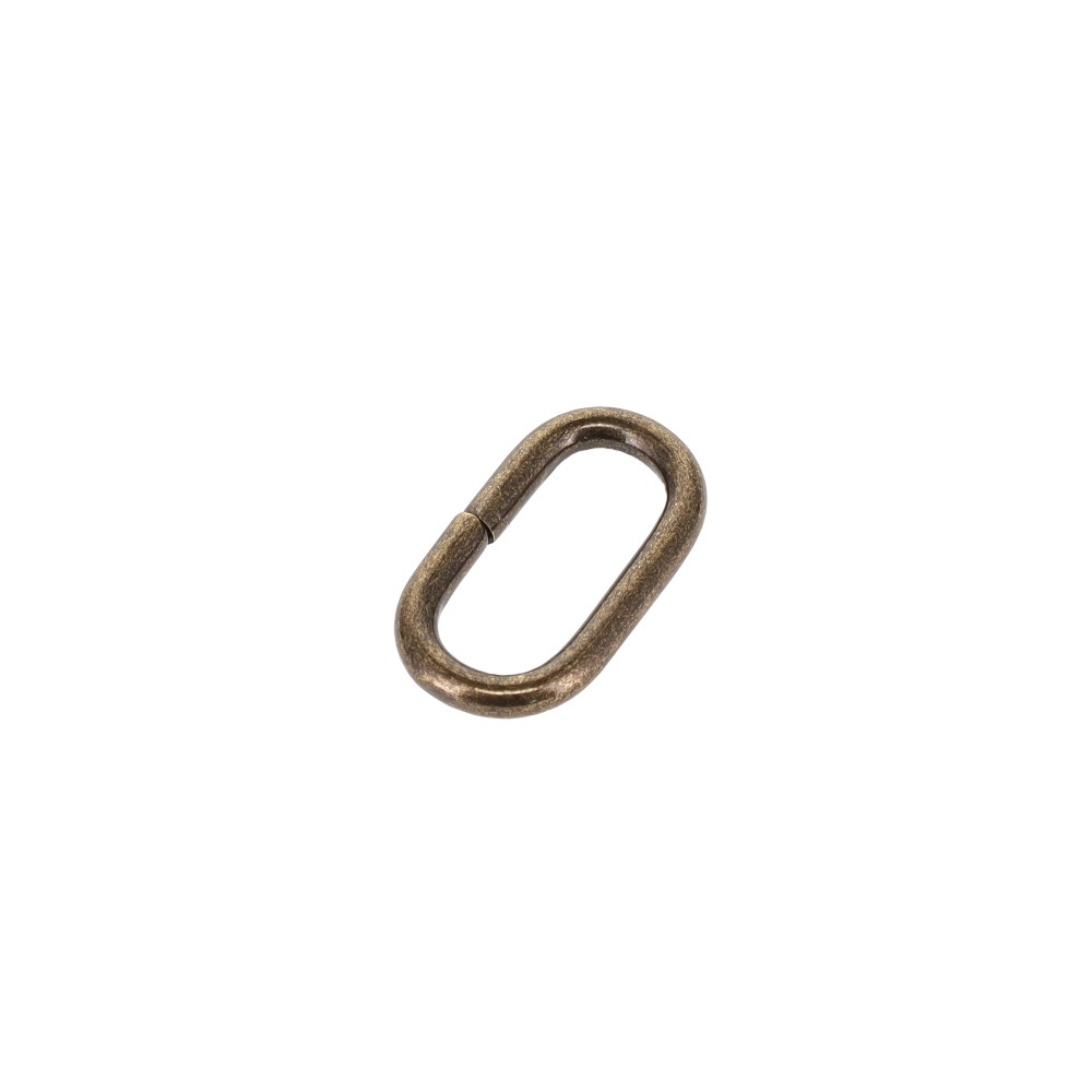 Brass Zulu Wire Form Loop Antique Brass