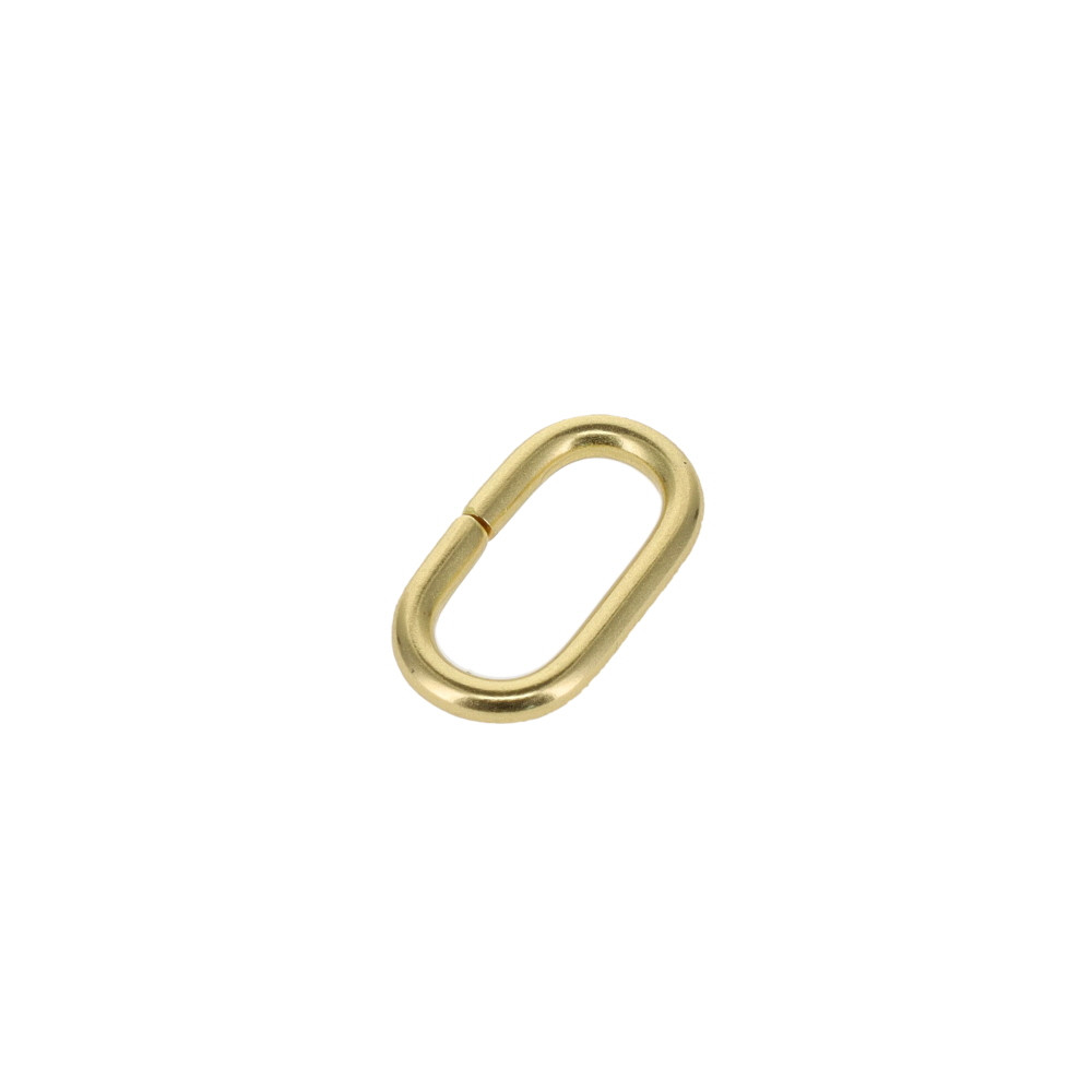 Brass Zulu Wire Form Loop Natural Brass
