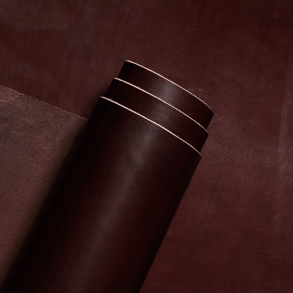 Hermann Oak English Bridle Leather Strap, Havana Brown, 55