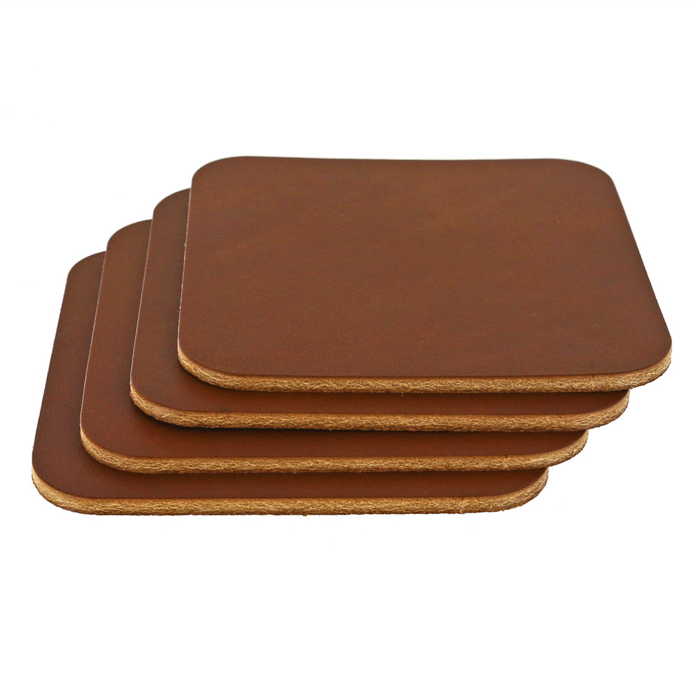 Leather Coasters Wickett and Craig