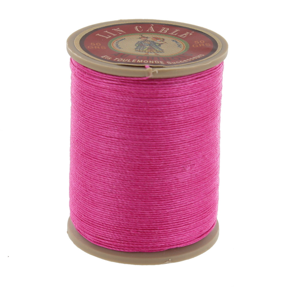 125 Pivoine, Peony, Fil Au Chinois - Lin Cable - Waxed Linen Thread