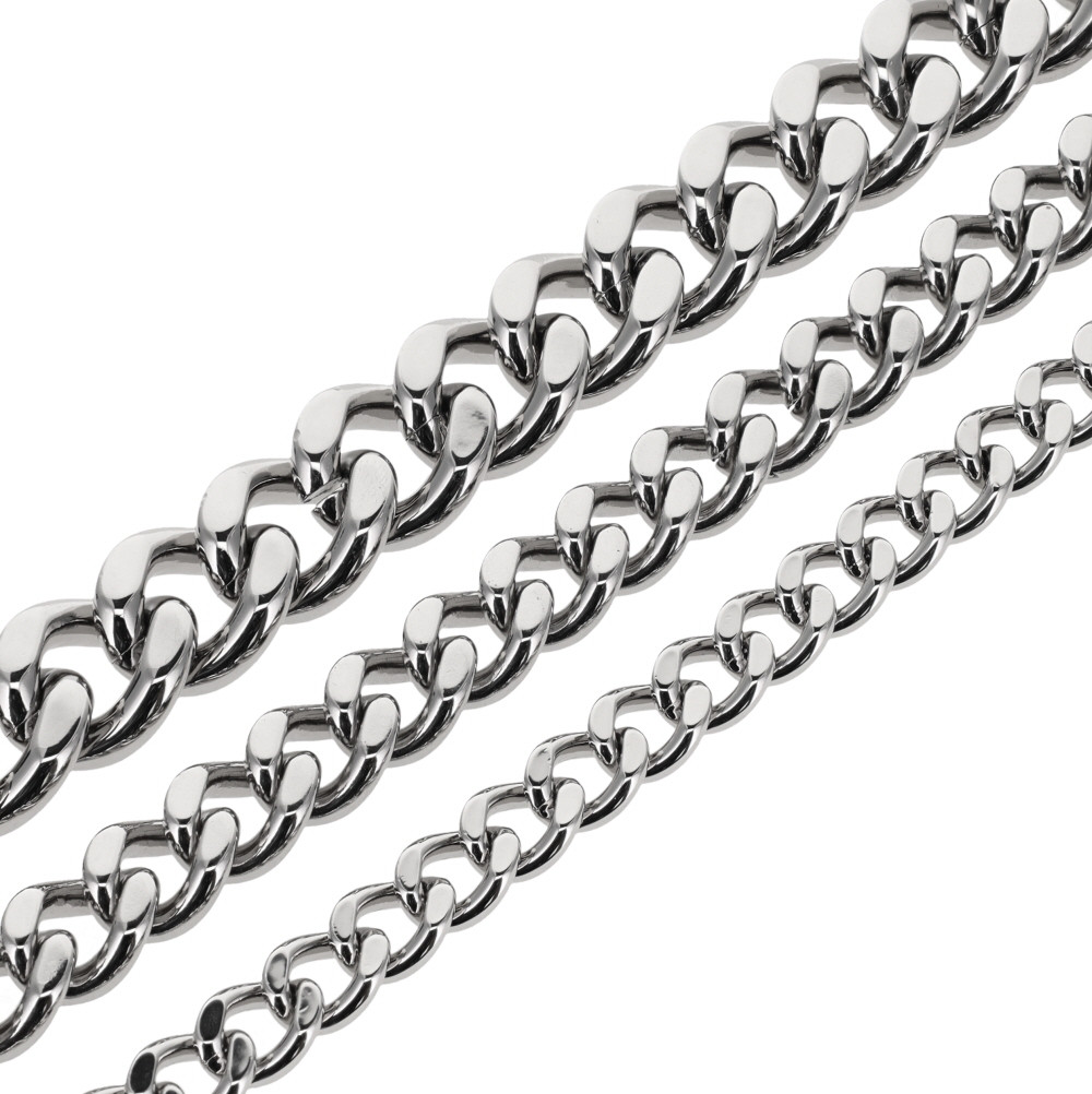 B8840 Nickel Plate, Two-Side Flat Chain, Solid Brass-LL (36