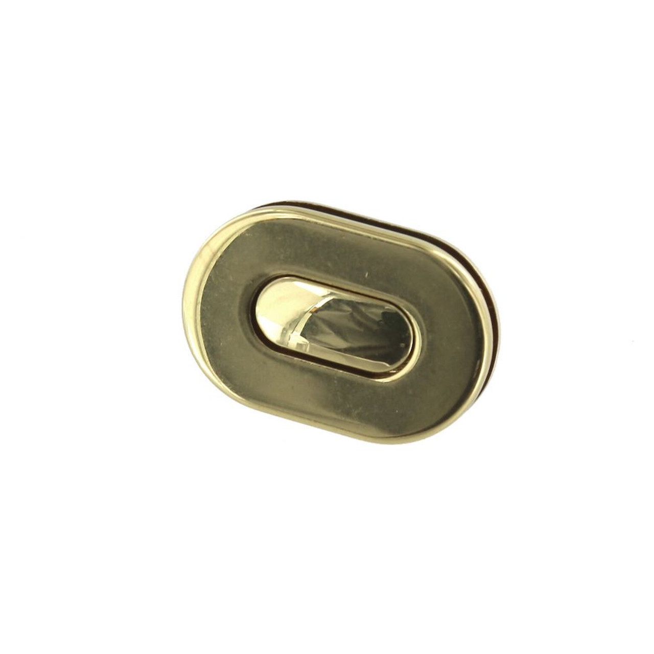 Vist 13mm プレート B8706 Brass Plate, Oval Magnetic Closure, Zinc - Buckleguy.com
