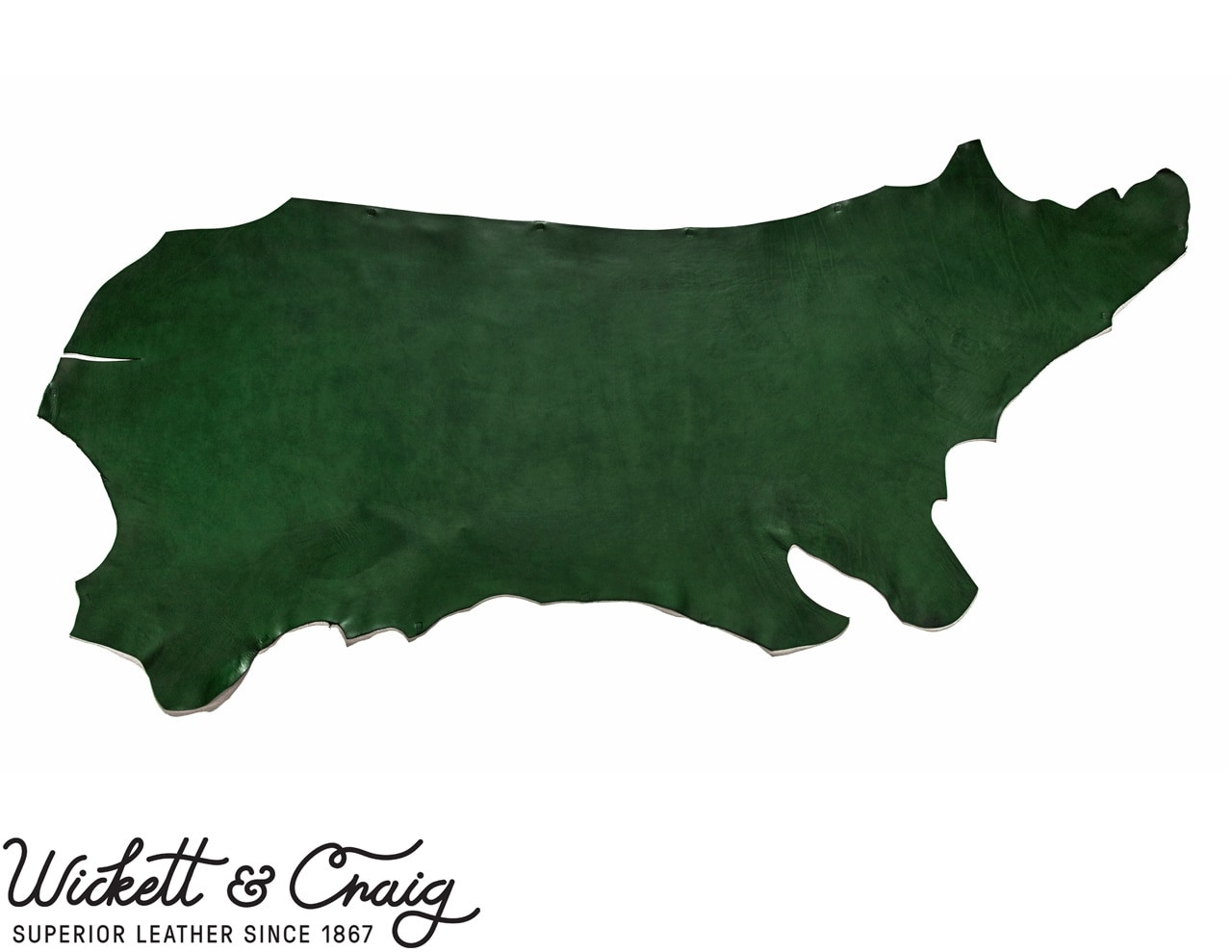 Wickett Zucchini Green Leather