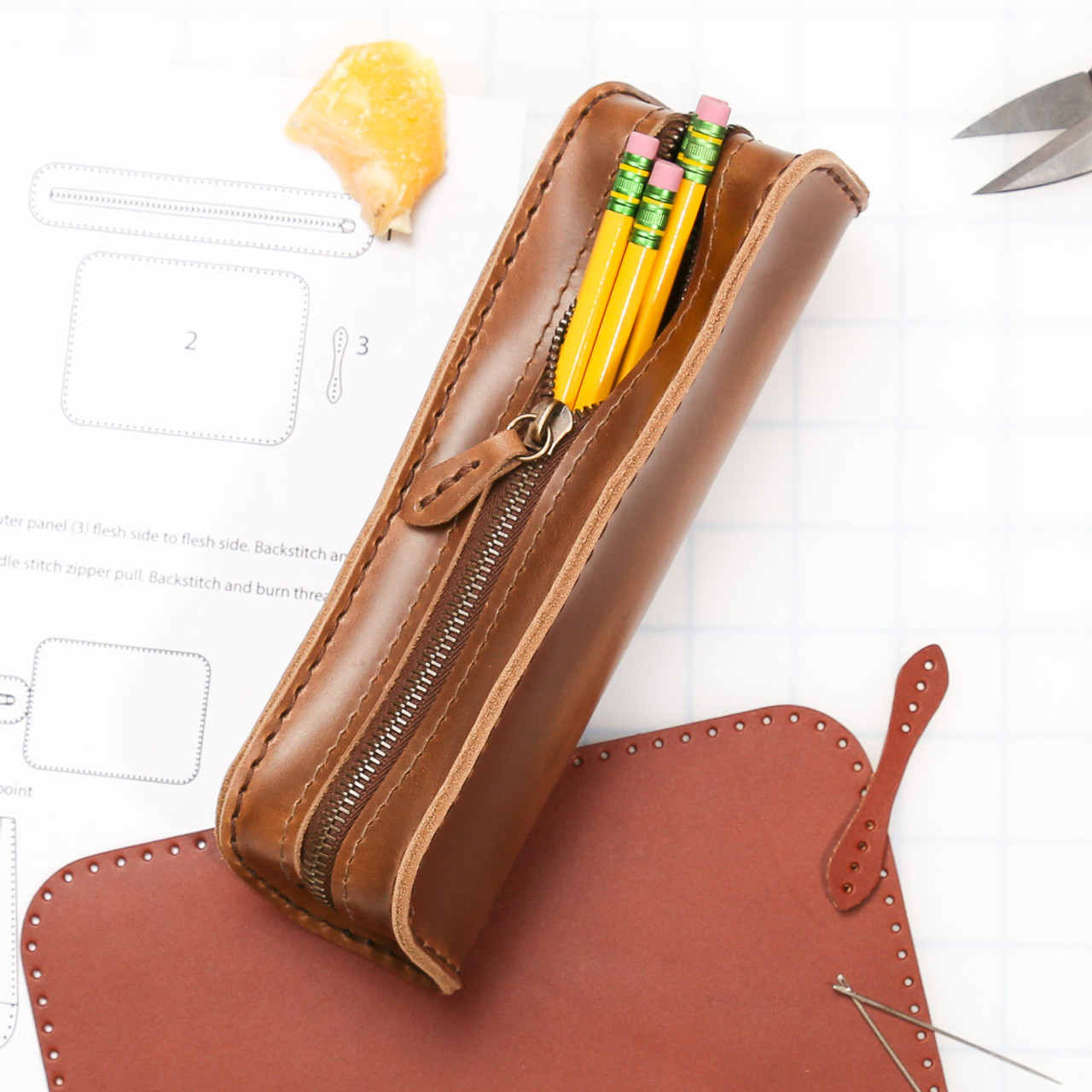Buckleguy Make Your Own Pencil Case Leather Kit