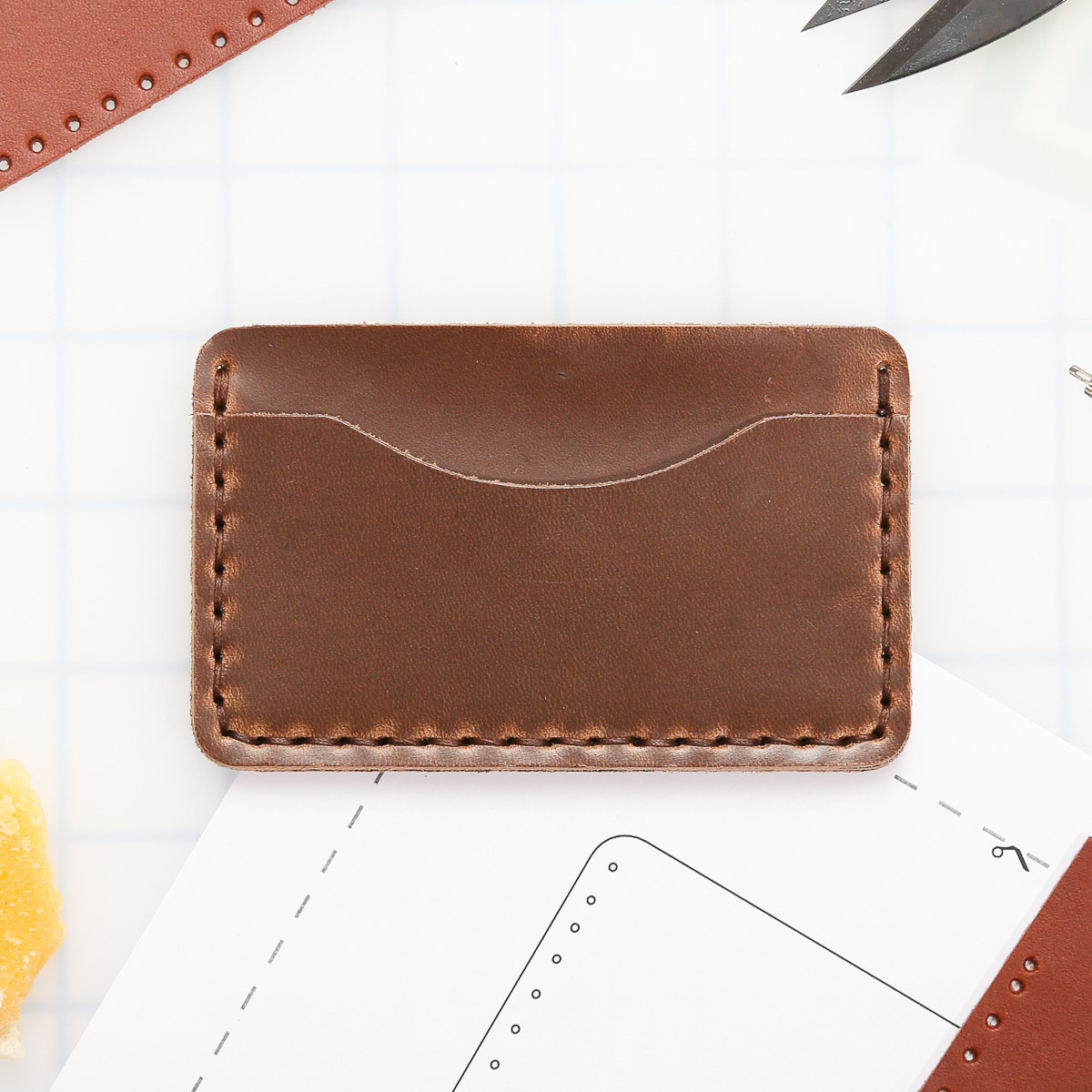 Buckleguy 3 Pocket Wallet Leather Kit