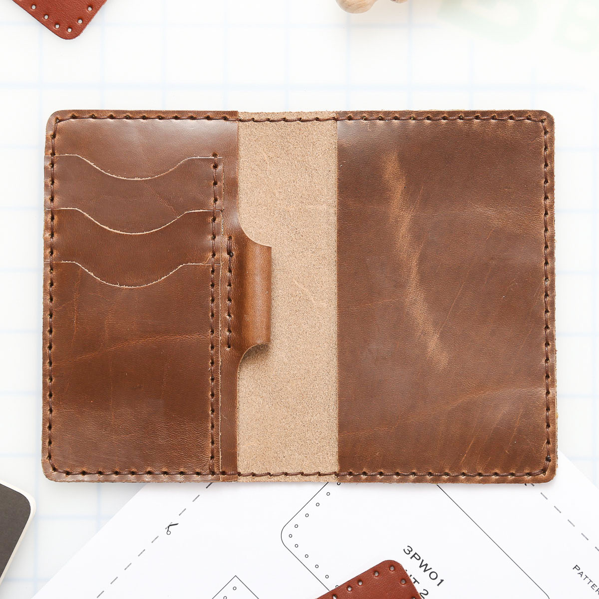 Buckleguy Small Leather Journal Cover Kit