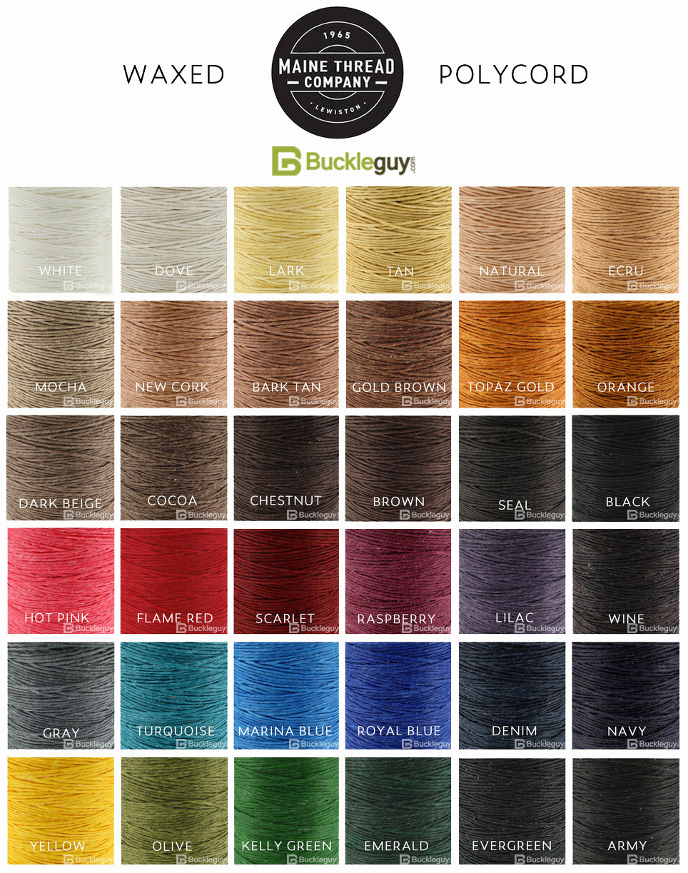 Maine Thread Color Card