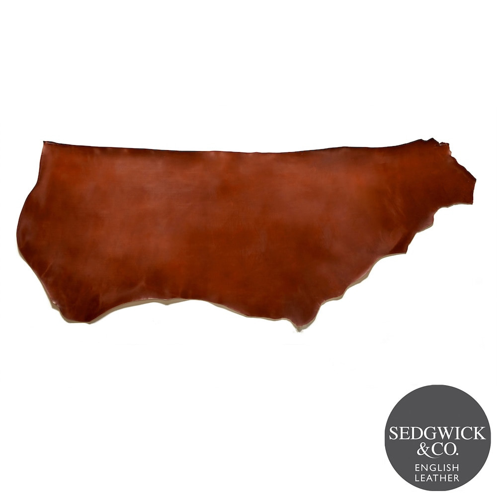 Sedgwick English Bridle Leather, Side, Hazel - Buckleguy.com