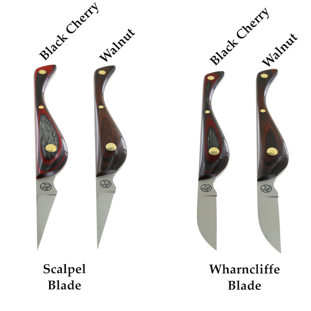 Leather Wranglers Guppy Knife options