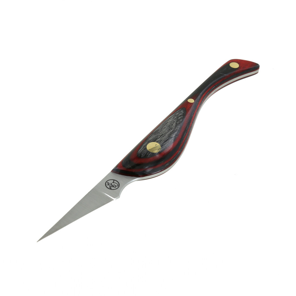 Leather Wranglers Guppy Knife Scalpel Black Cherry