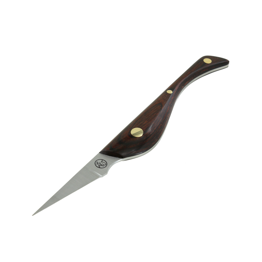 Leather Wranglers Guppy Knife Scalpel Walnut