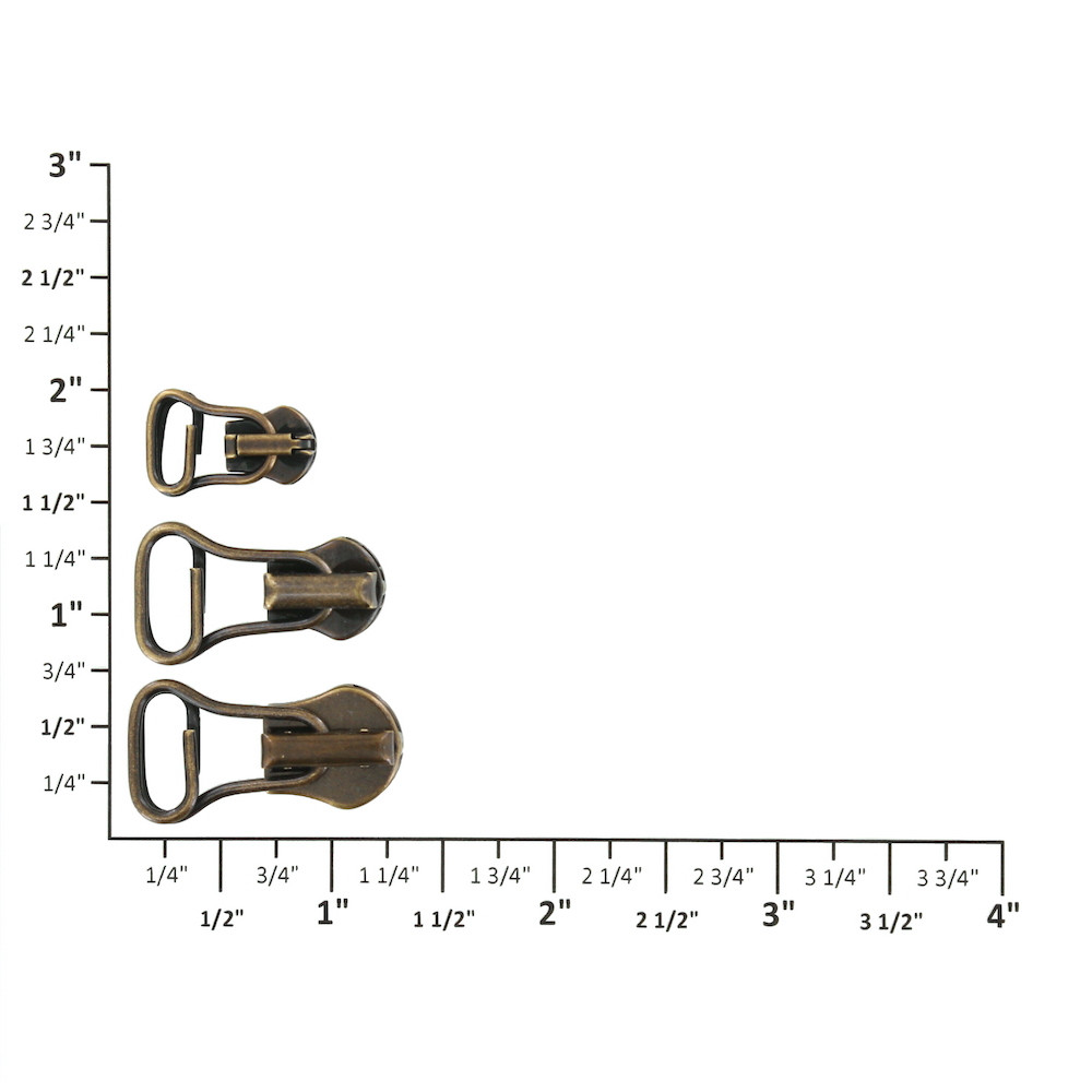 アクセサリー riri Riri Ring Zipper Pull, Nickel Plate, Multiple Sizes - Buckleguy.com