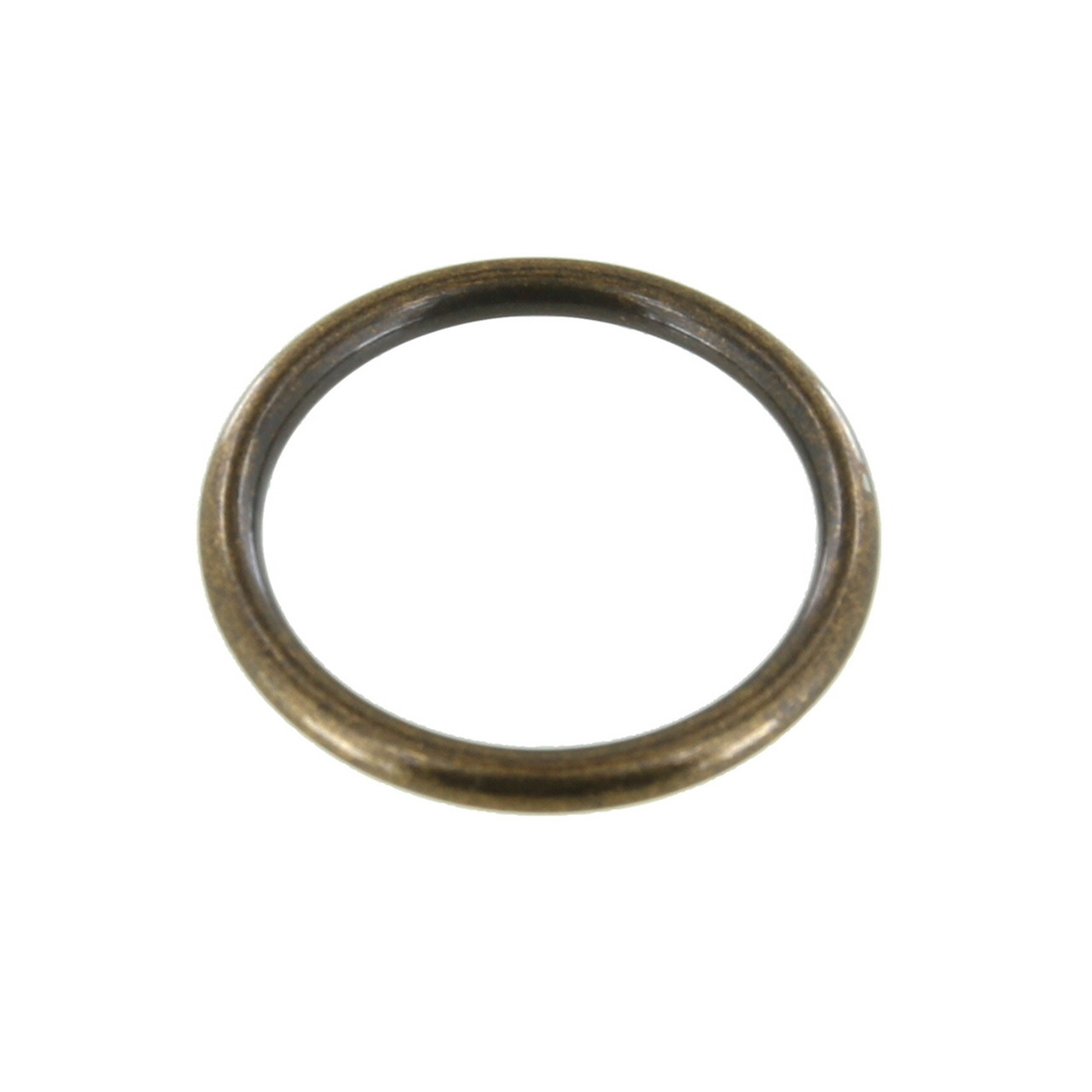 1.5" thin antique brass o-ring