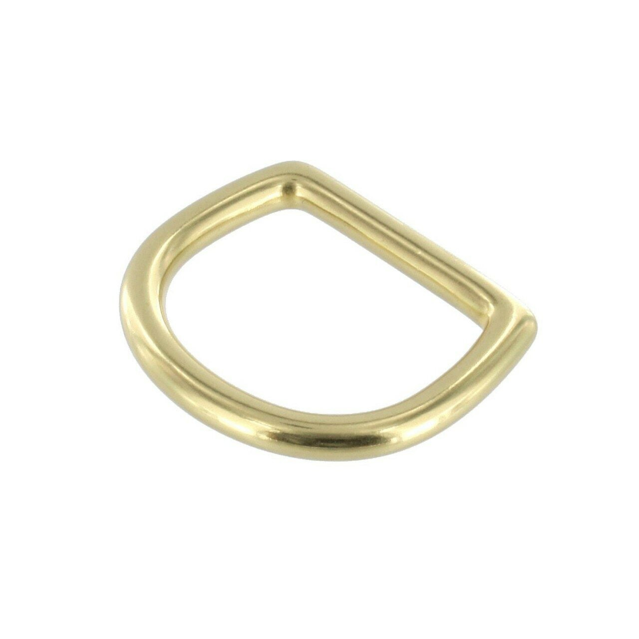 2011 1.25" natural brass D-ring
