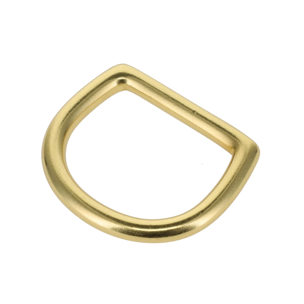 2011 1.25" natural brass D-ring