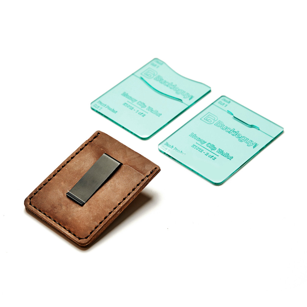 Money Clip Wallet Acrylic Leather Template