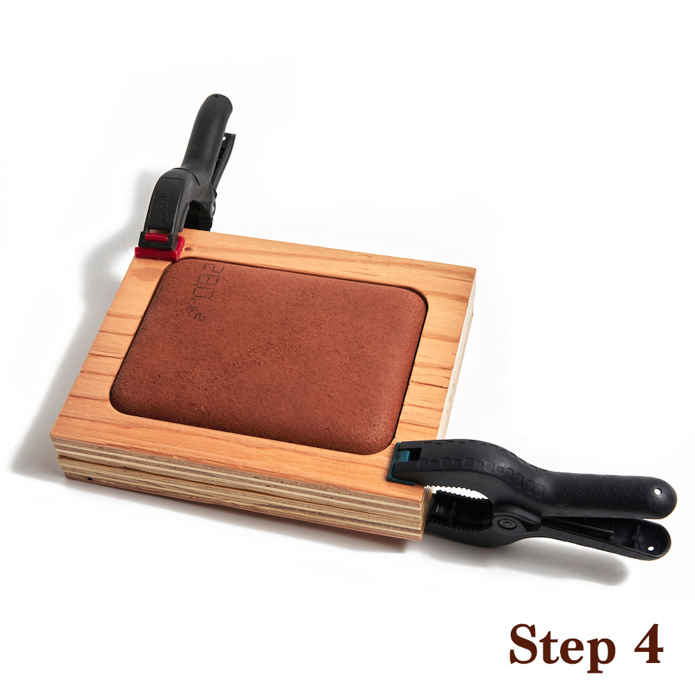 Leather Wet Molding Valet Tray Step 4