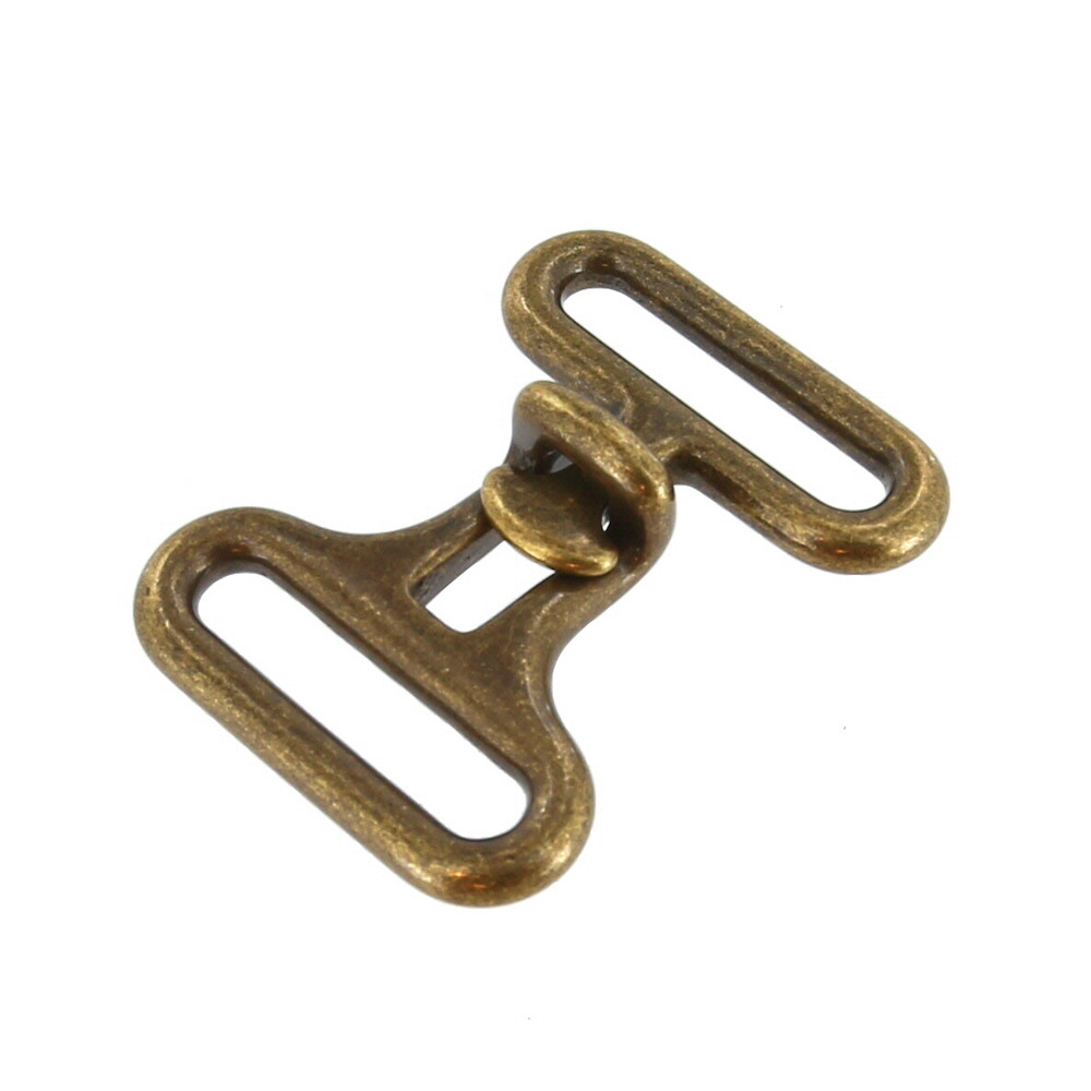 1-1/4" Cinch Buckle, Antique Brass