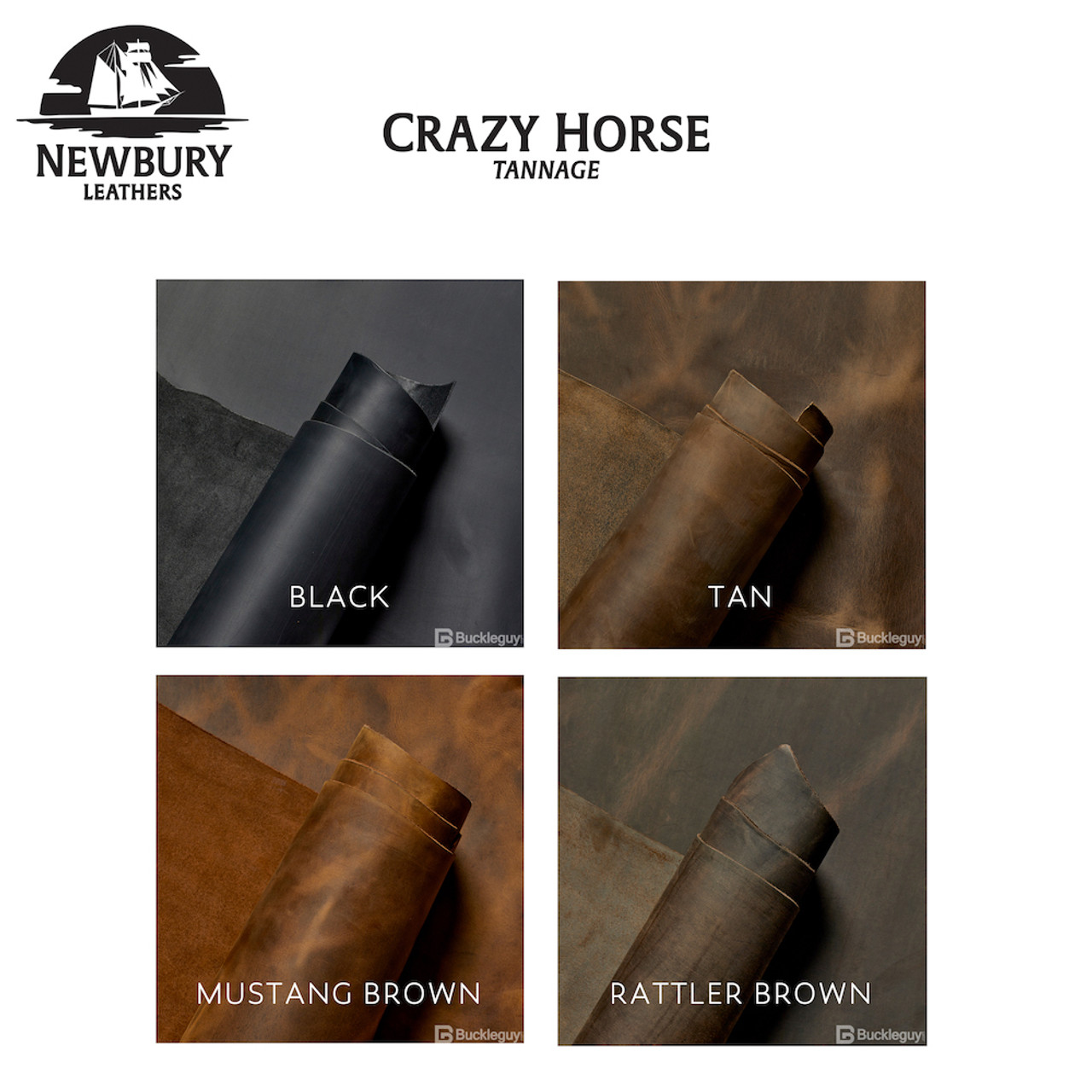 ★GENERAL IDEA★ Basic Leather Mustang BROWN WBD4L09515 WBD4 Newbury Leathers, Crazy Horse, Panel, Mustang Brown