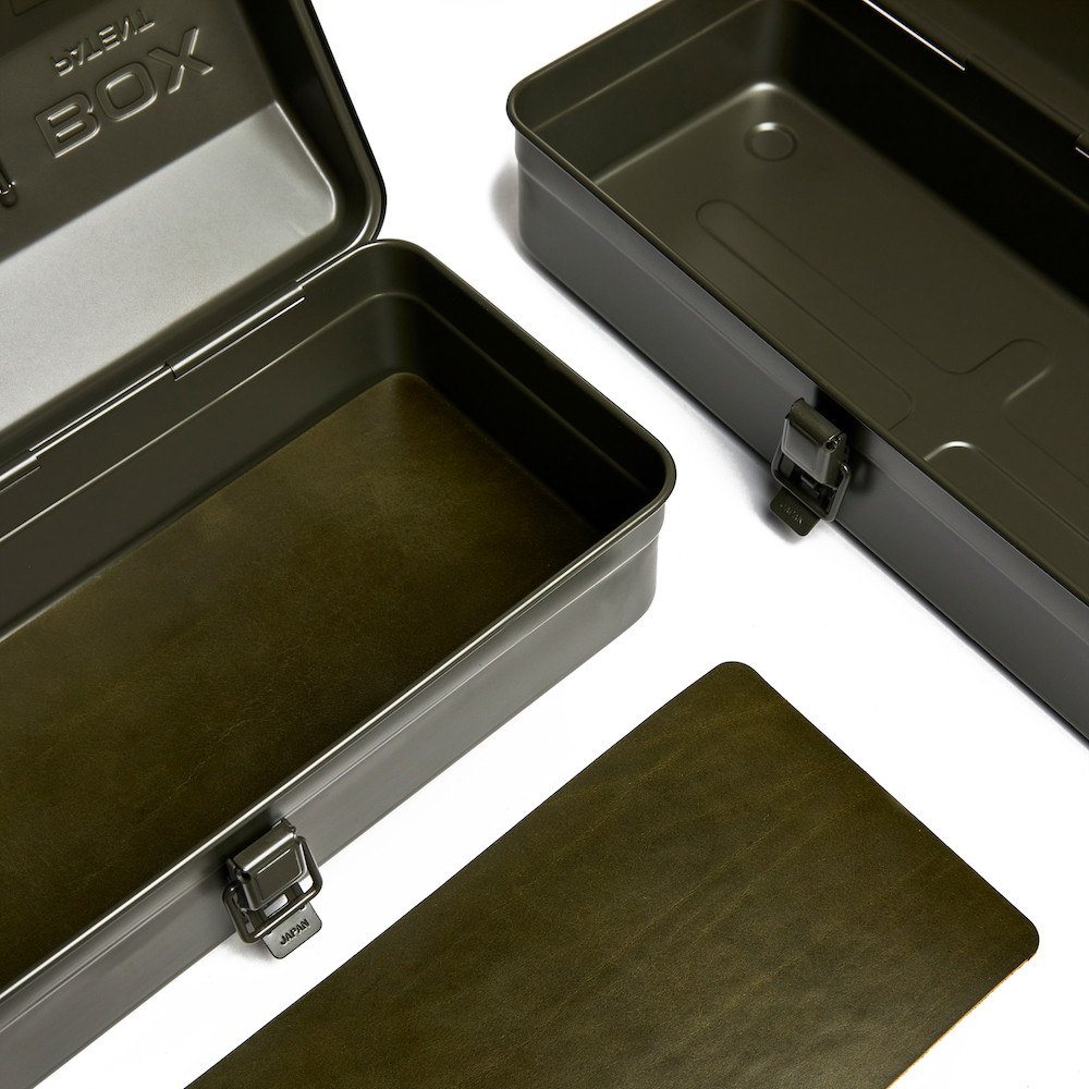 optional leather insert/monogram