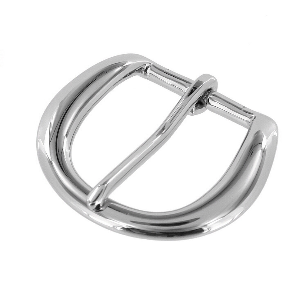 #5 NICKEL PLATE HEEL BAR BUCKLE