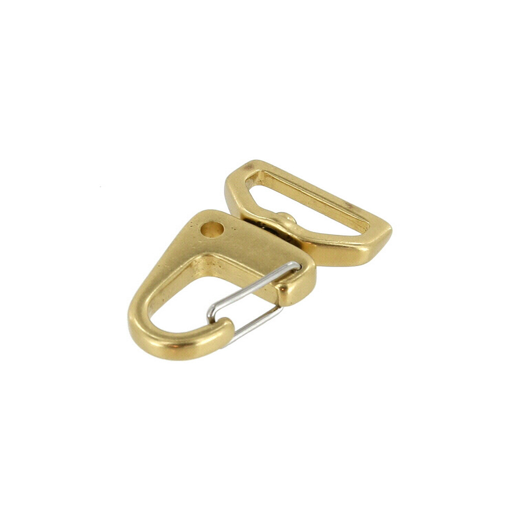Natural Brass Swivel Lever Snap
